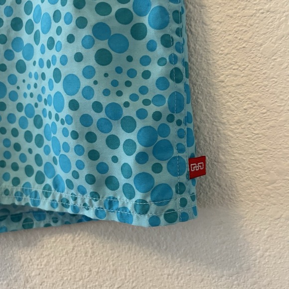 Vtg Mossimo Swim Shorts Women's Sm Blue Polka Dots Y2K Beach Surf Skate - Picture 4 of 14